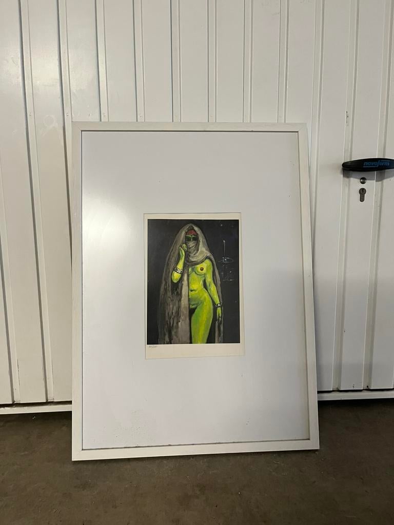 Kees van Dongen - Gesluierde vrouw (GESIGNEERD+CERTIFICAAT), Ophalen of Verzenden