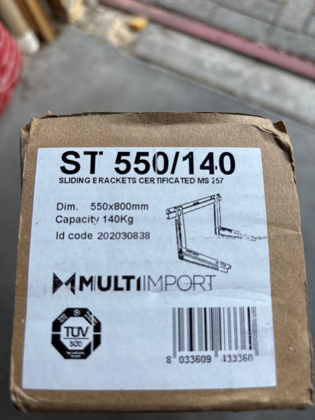 ST 550/14.0 Schuifbeugels voor Airconditioning, Doe-het-zelf en Verbouw, Ventilatie en Afzuiging, Ophalen of Verzenden, Nieuw