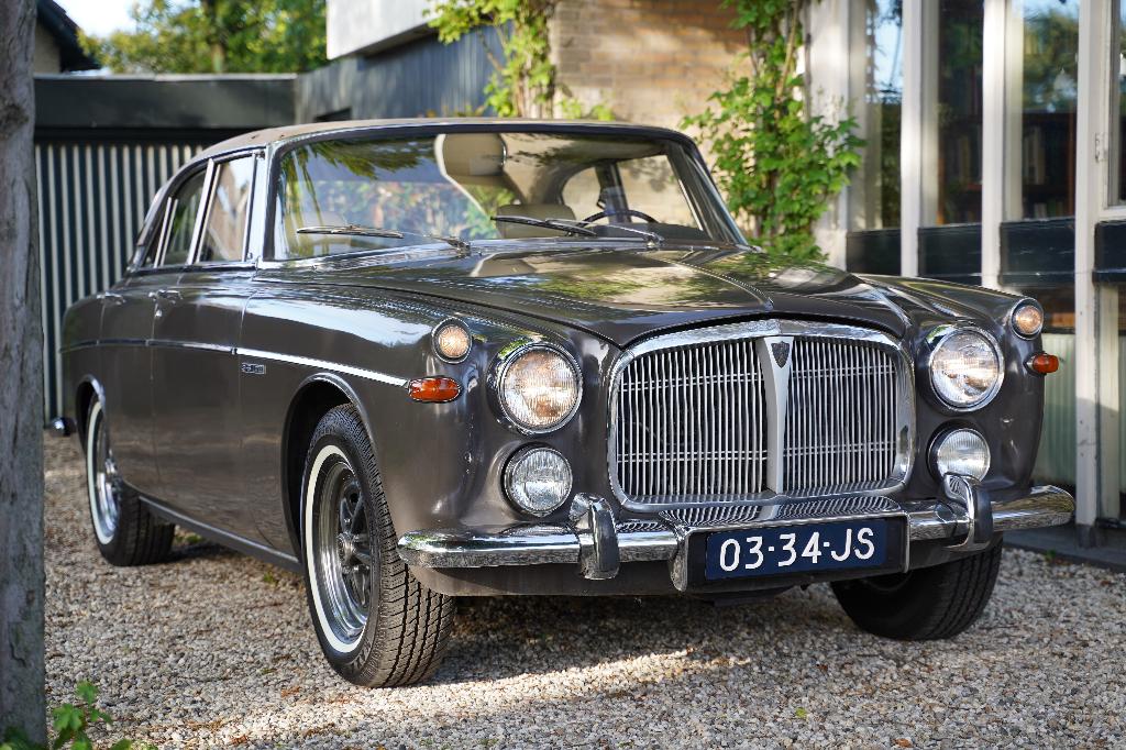 Unieke LHD Rover P5B P5 Coupe 3.5 V8 1969 Grijs, Auto's, Automaat, Achterwielaandrijving, Rover, Beige