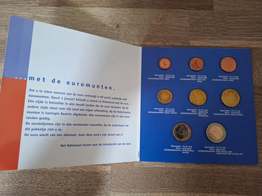 De eerste kennismaking euro, Postzegels en Munten, Munten | Europa | Euromunten, Ophalen of Verzenden, Overige landen, 2 euro
