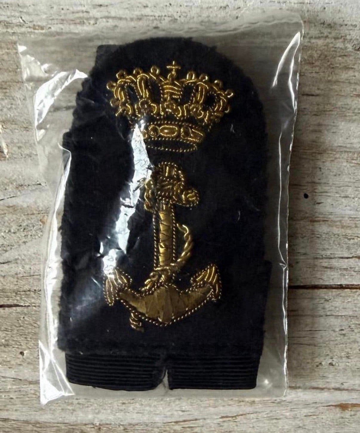 Marine Pet Embleem met Band -5, Verzenden, Marine, Embleem of Badge
