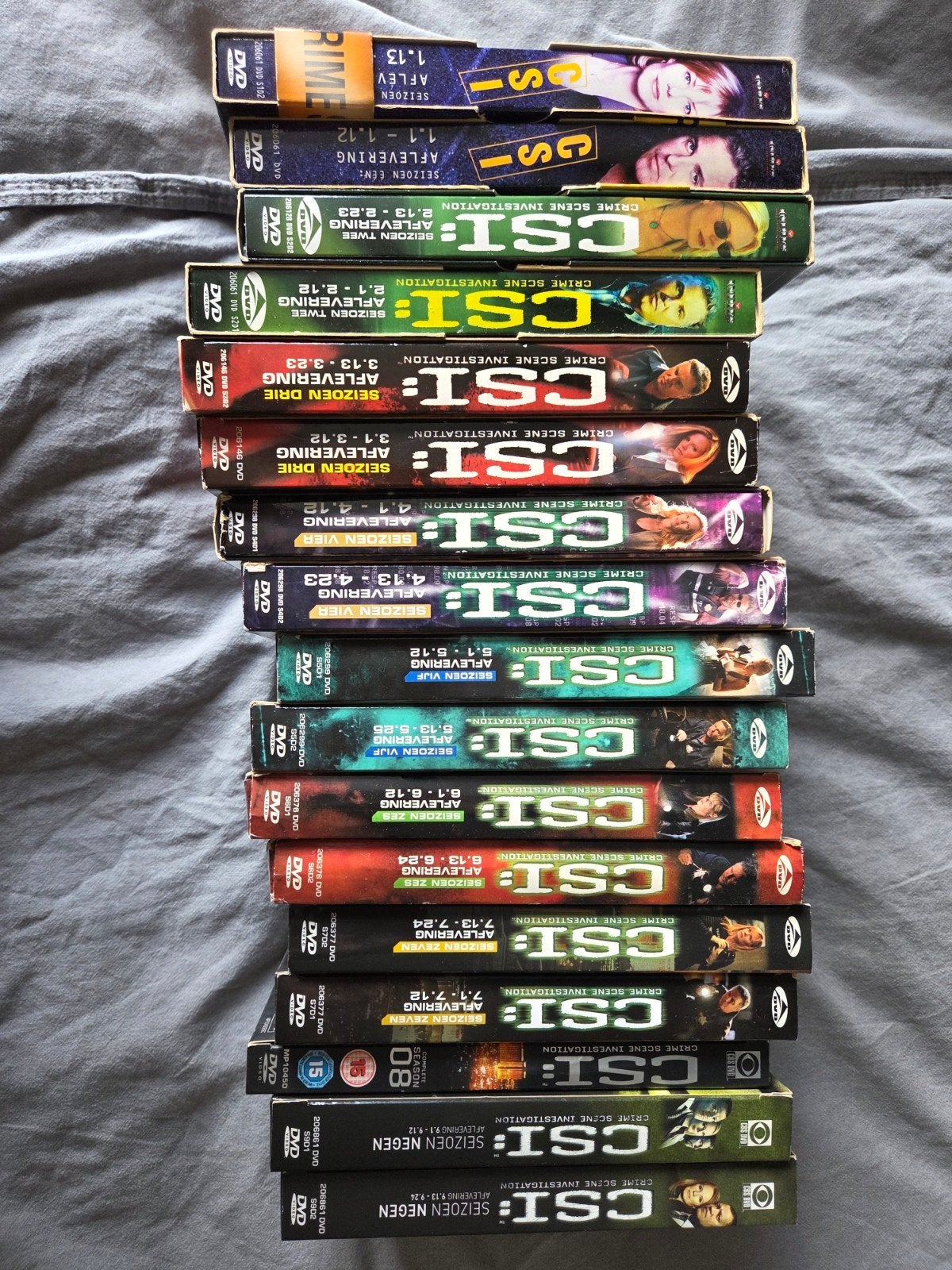 CSI: Crime Scene Investigation DVD Boxsets Seizoen 1-9, Vanaf 16 jaar, Nederlands, Ophalen of Verzenden, Detective en Krimi