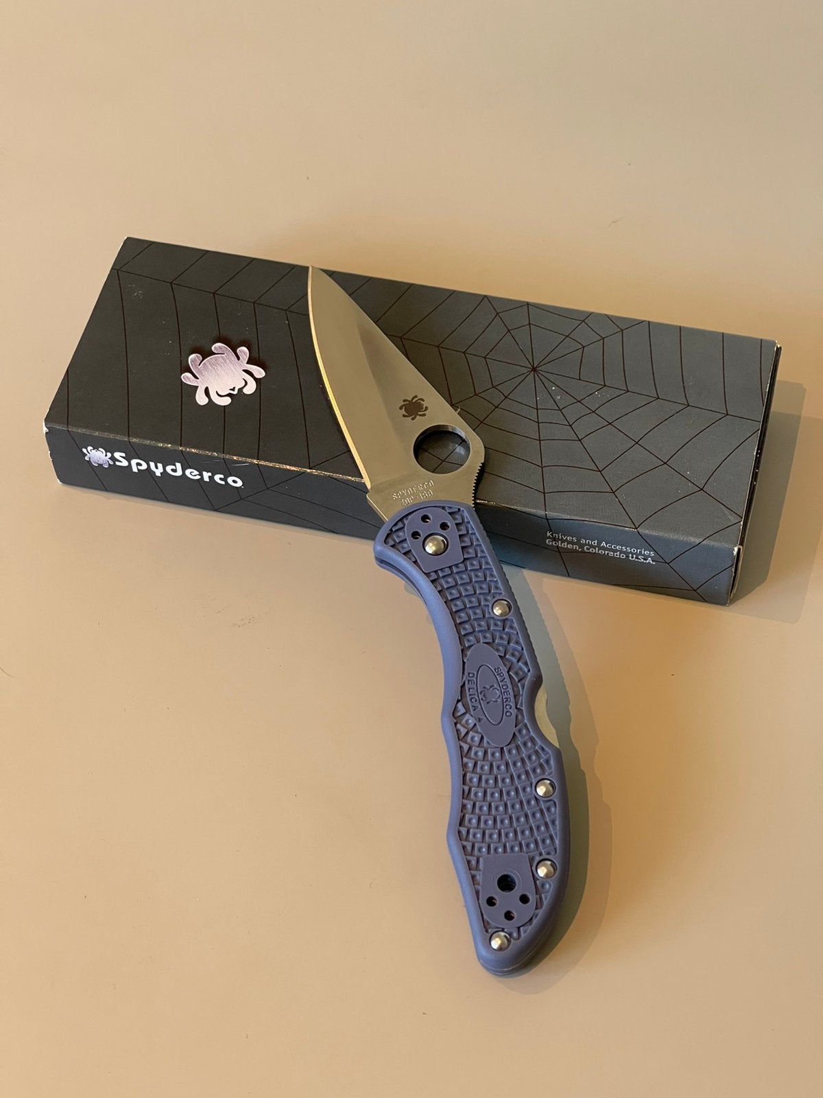 Spyderco Delica 4, zdp-189, C11PBLE sprint run 2006, Verzenden, Nieuw