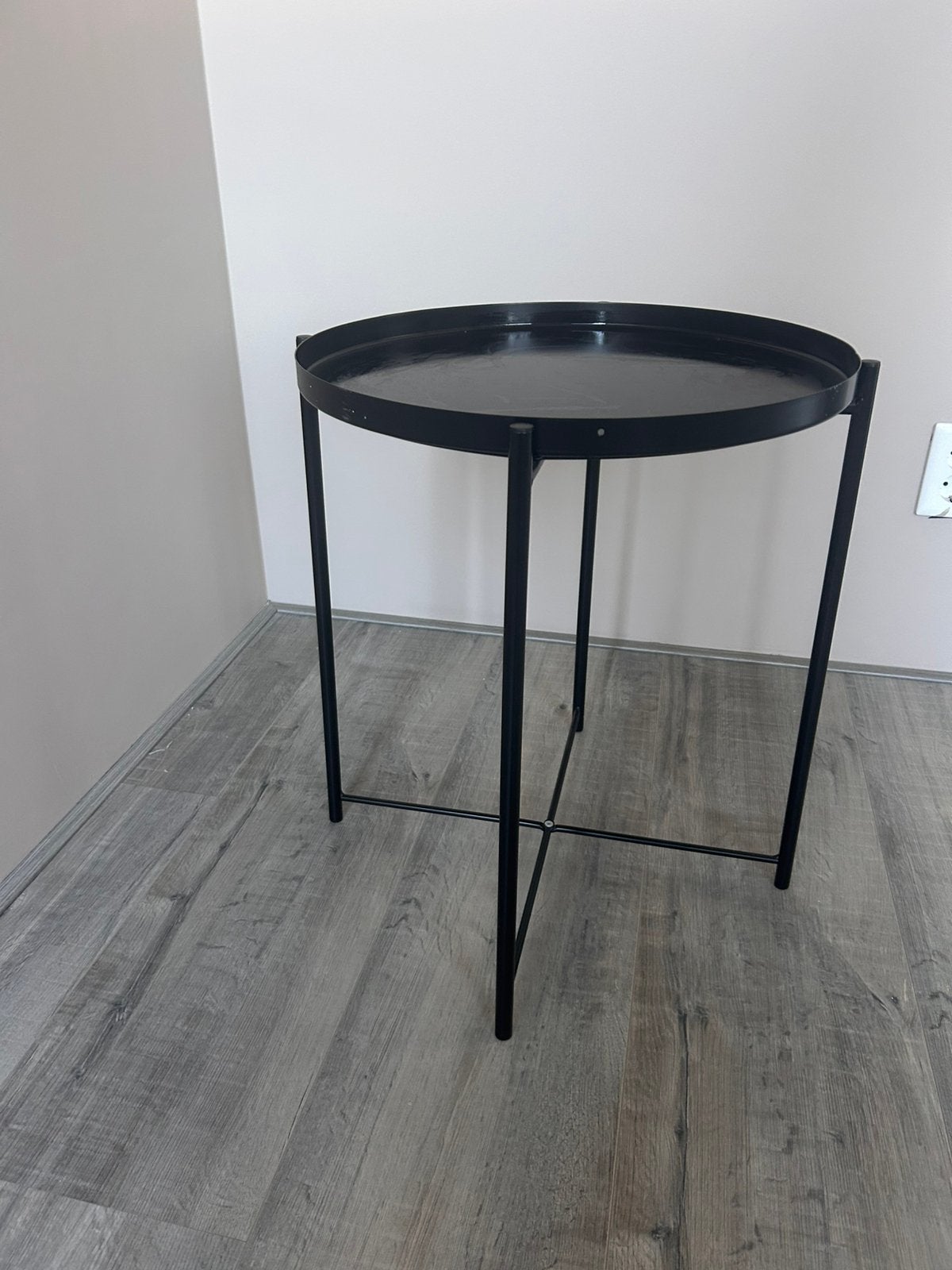 GLADOM bijzettafel Ikea, Ophalen, Zo goed als nieuw, Rond, Minder dan 55 cm