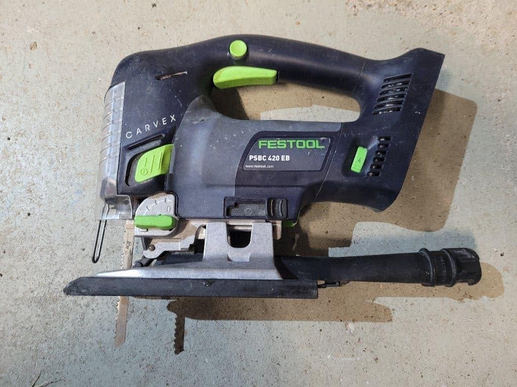 Festool decoupeerzaag CARVEX PSBC 420 EB in prima staat, Gebruikt, Decoupeerzaag, Ophalen of Verzenden, 30 tot 70 mm