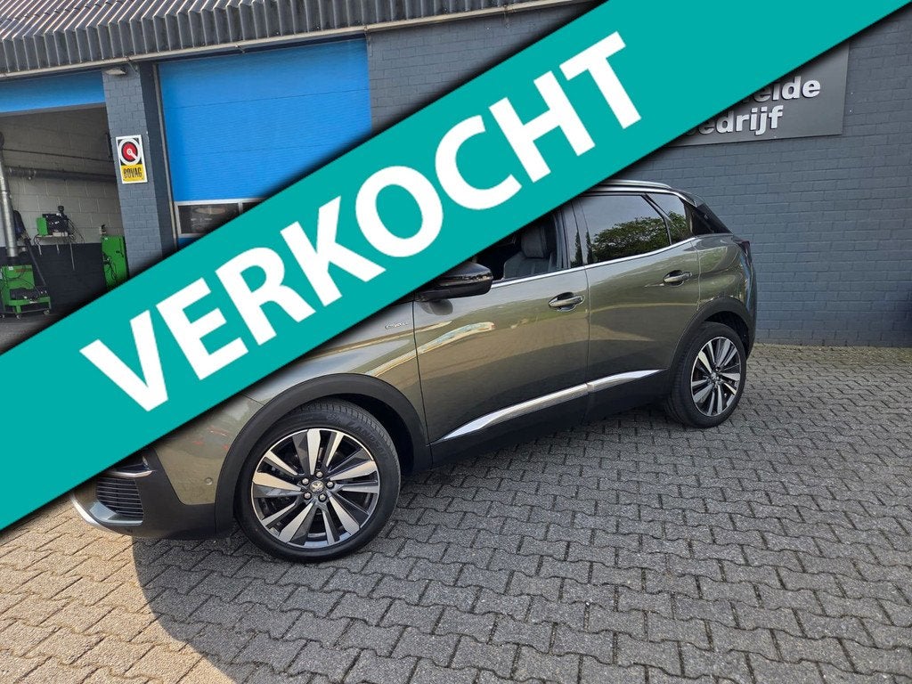 Peugeot 3008 1.2 PureTech GT Line, Auto's, Voorwielaandrijving, Gebruikt, 1199 cc, Leder en Stof