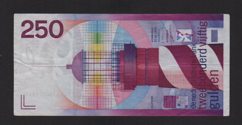 250 Gulden Bankbiljet 1985 Zeer Fraai Biljet, Ophalen of Verzenden, 250 gulden, Los biljet