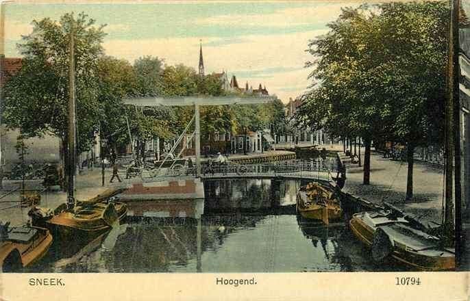 301-211-029 Sneek Hoogend, Verzenden, Voor 1920, Friesland