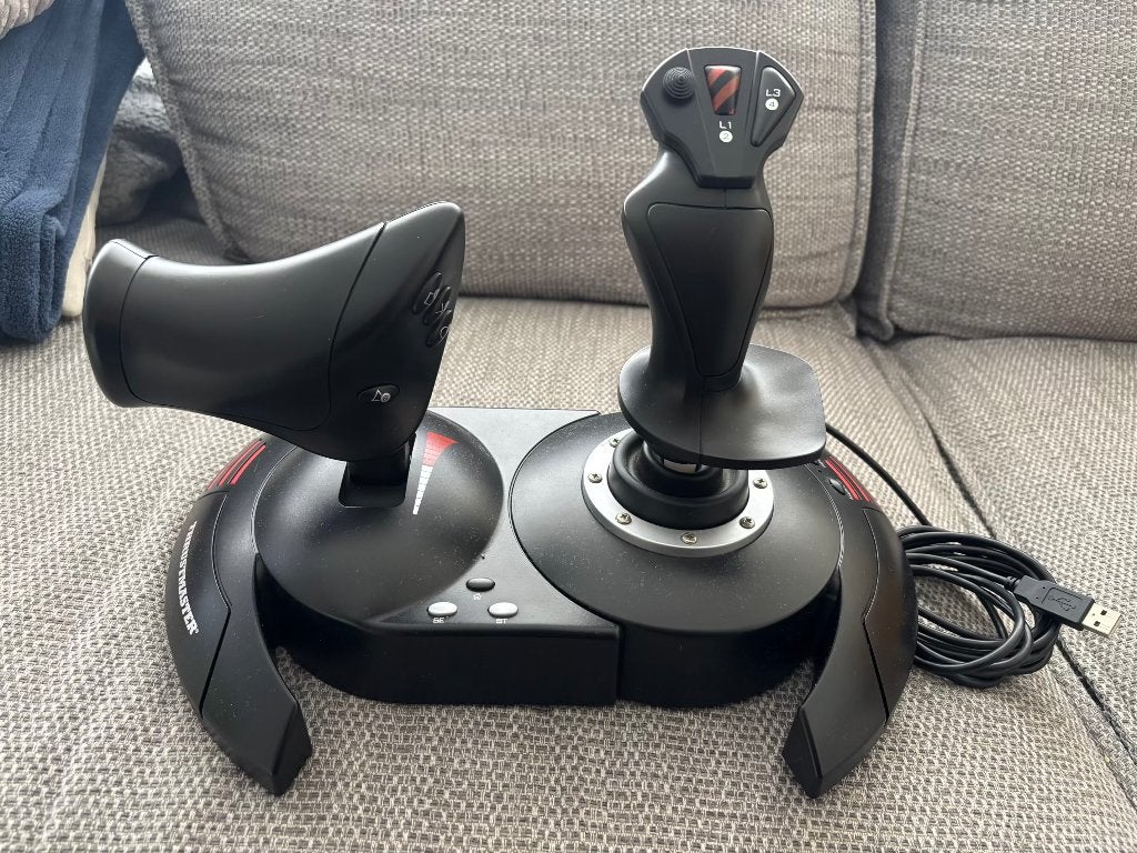 Thrustmaster T-flight Hotas X, Computers en Software, Ophalen, Zo goed als nieuw, Logitech, Thrustmaster