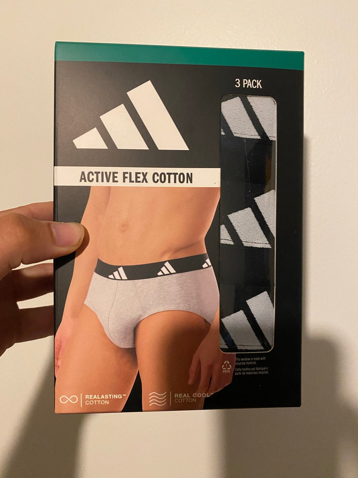Nieuw Adidas Active Flex Cotton 3-pack Slips Maat M, Kleding | Heren, Ondergoed, Ophalen of Verzenden, Meerkleurig, Slip
