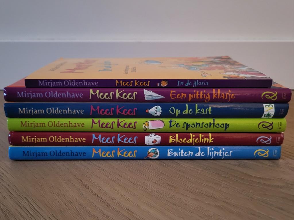 6 boeken van Mees Kees met gekleurde illustraties, origineel, Ophalen of Verzenden, Zo goed als nieuw, Mirjam Oldenhave, Fictie algemeen