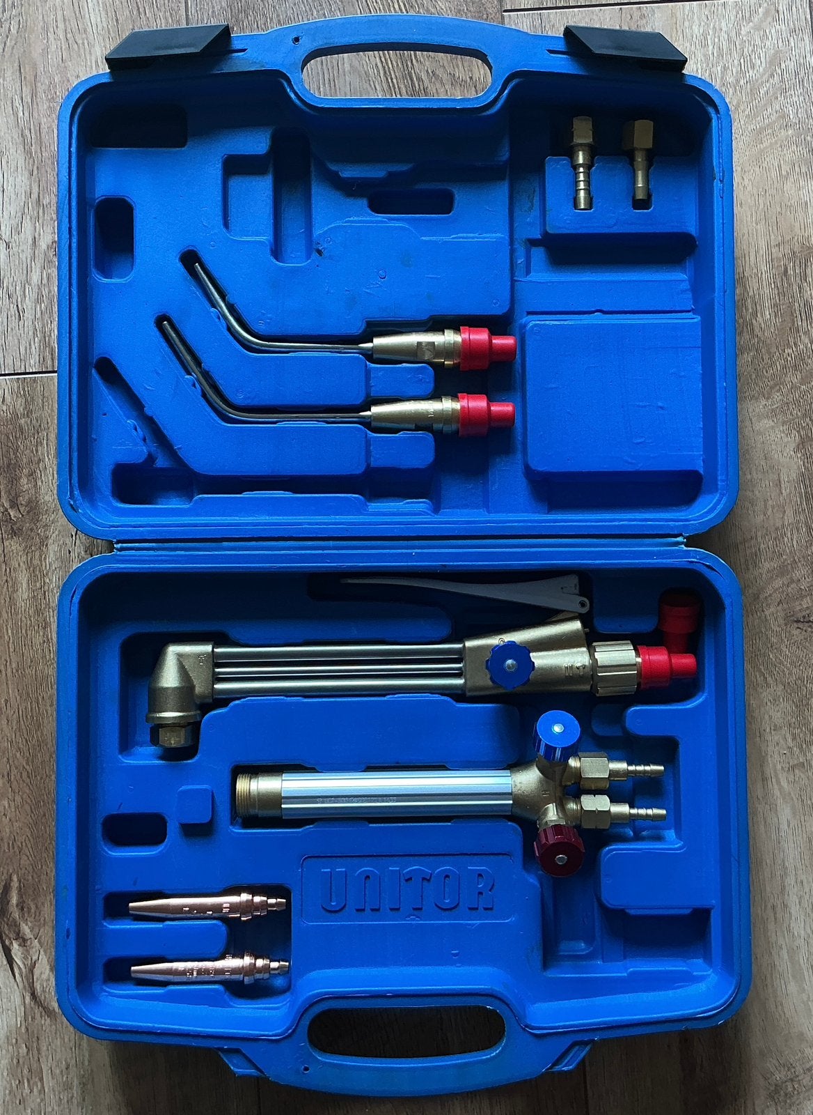 NW Unitor combinatieset Snijbrander Gaslassen HardSolderen, Doe-het-zelf en Verbouw, Ophalen of Verzenden, Nieuw