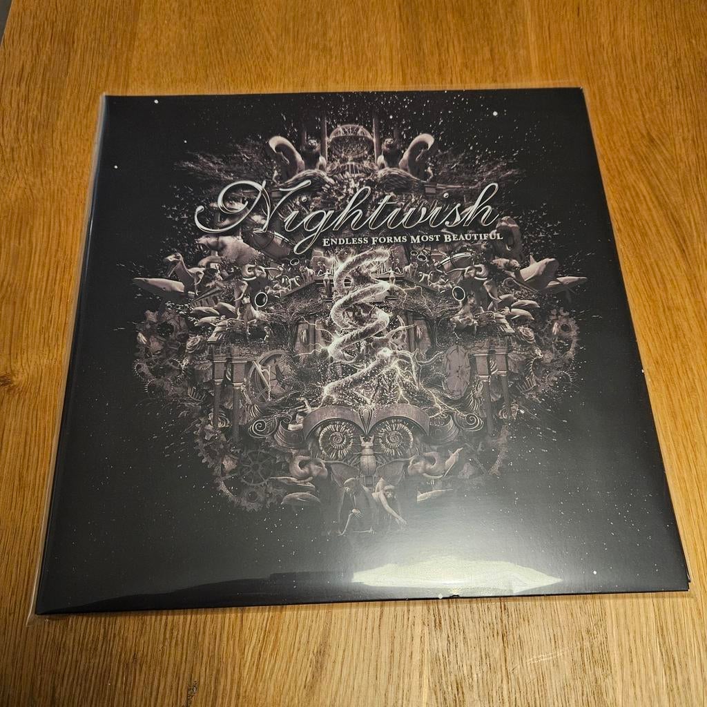 Nightwish - Endless Forms Most Beautiful Vinyl ZGAN, Cd's en Dvd's, Verzenden, Zo goed als nieuw, 12 inch