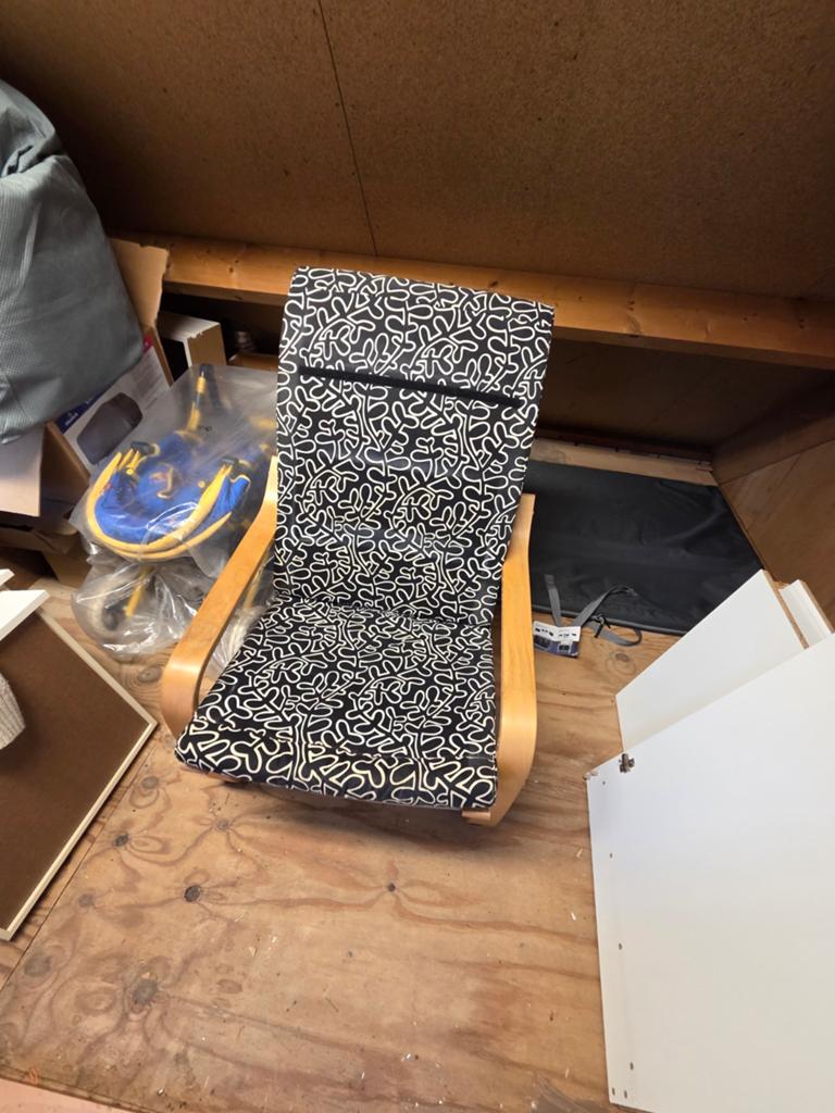 Ikea fauteuil Poang, Ophalen, Gebruikt, 50 tot 75 cm