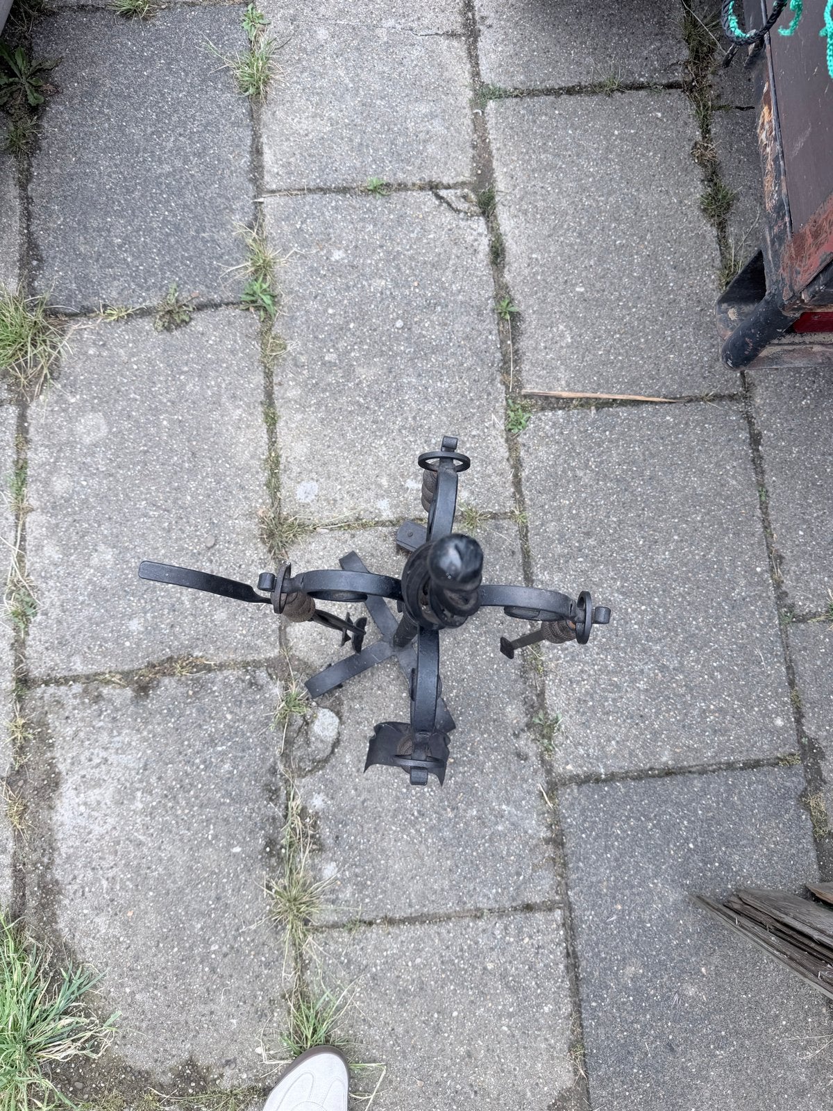 Oude haardset TEAB - Compleet en decoratief, Ophalen of Verzenden, Gebruikt, Overige soorten
