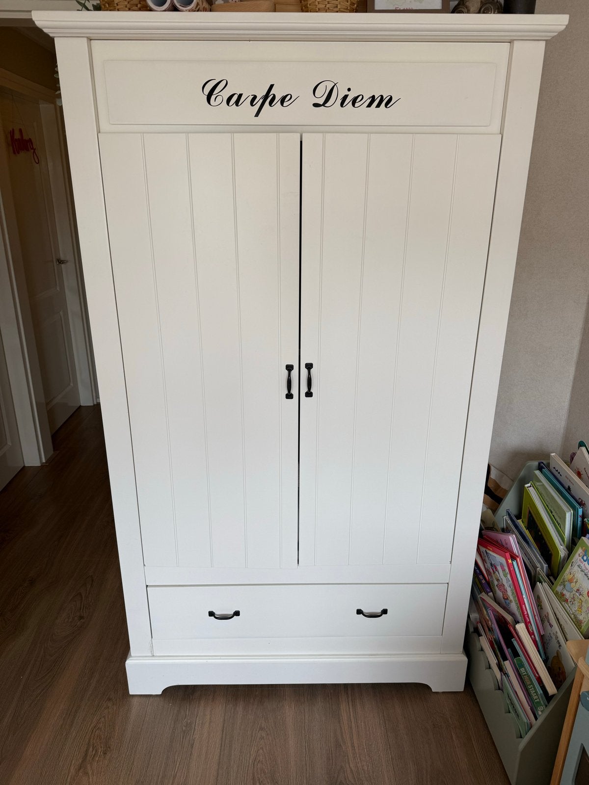 Babykamer set: ledikant, commode en kast, Ophalen, Gebruikt, 50 tot 70 cm, 75 tot 100 cm