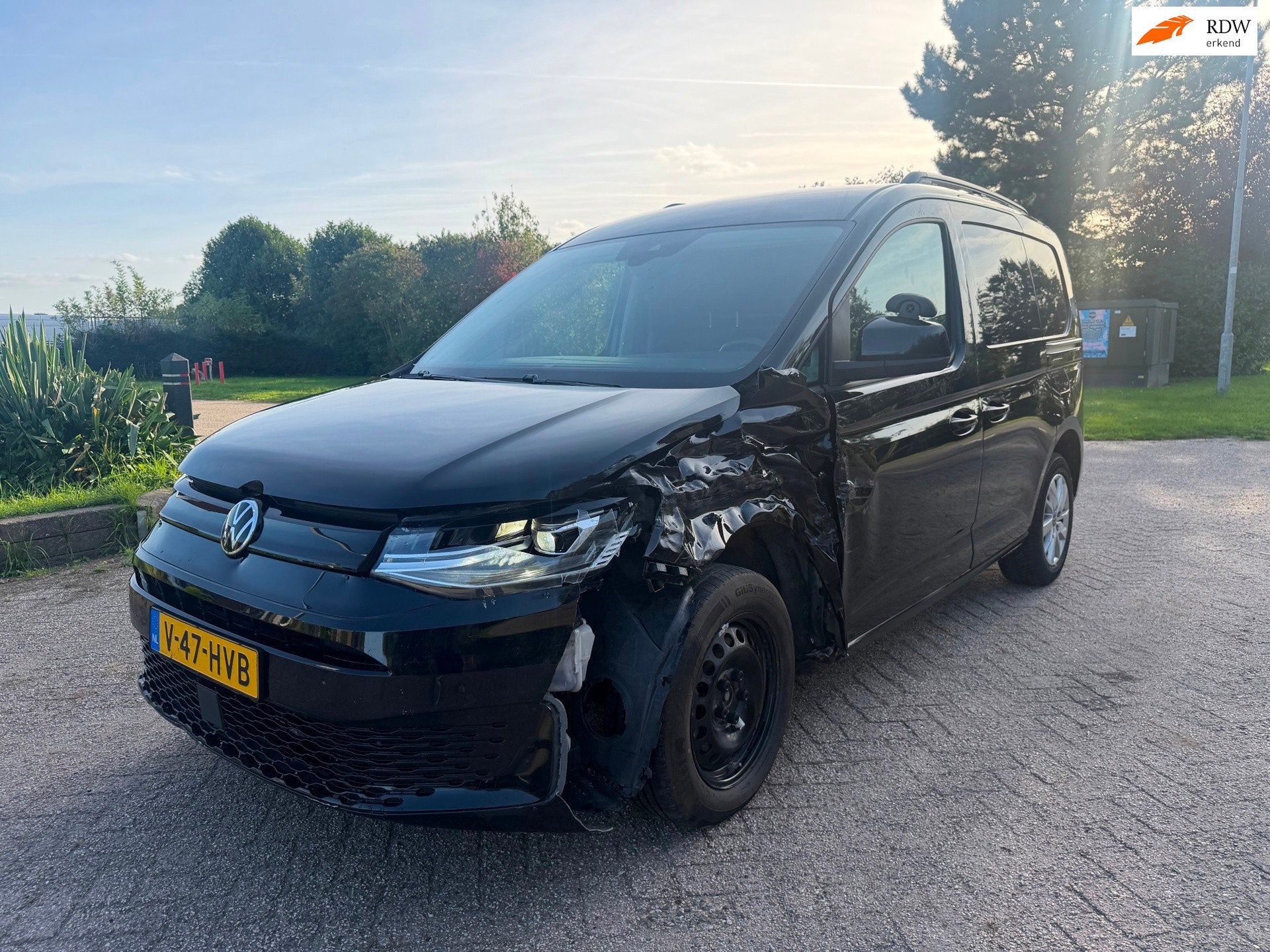 Volkswagen Caddy Cargo 2.0 TDI Style NAP!, Automaat, Overige carrosserieën, Volkswagen, Zwart