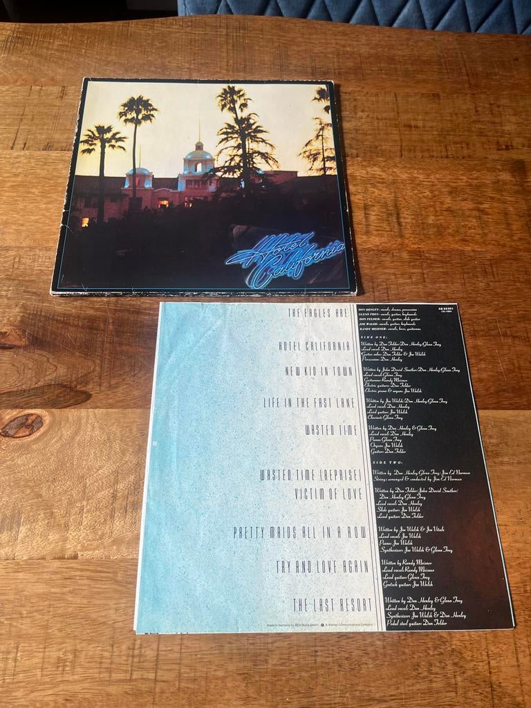 LP Eagles - Hotel California, Cd's en Dvd's, Vinyl | Rock, Gebruikt, Ophalen of Verzenden, 12 inch, Poprock