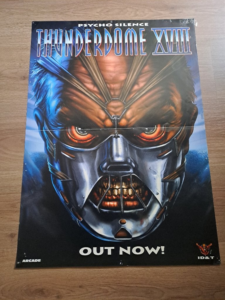 Thunderdome 18 poster origineel poster geen kopie!, Verzamelen, Ophalen of Verzenden, Deurposter of groter, Film en Tv