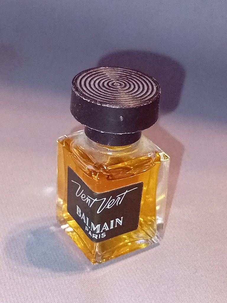 Volle parfum mini - balmain vent vert, Ophalen of Verzenden, Zo goed als nieuw, Miniatuur, Gevuld