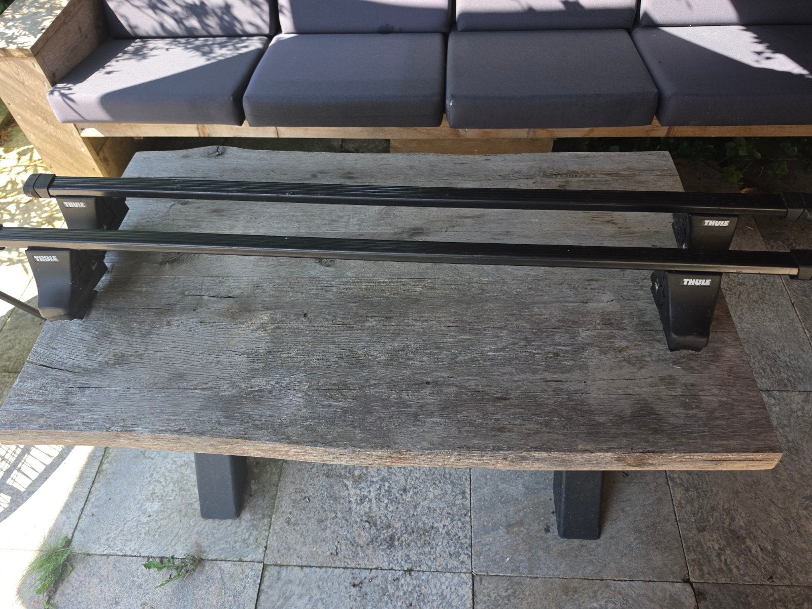 Thule dakdragers 127cm, Auto diversen, Dakdragers, Ophalen, Gebruikt