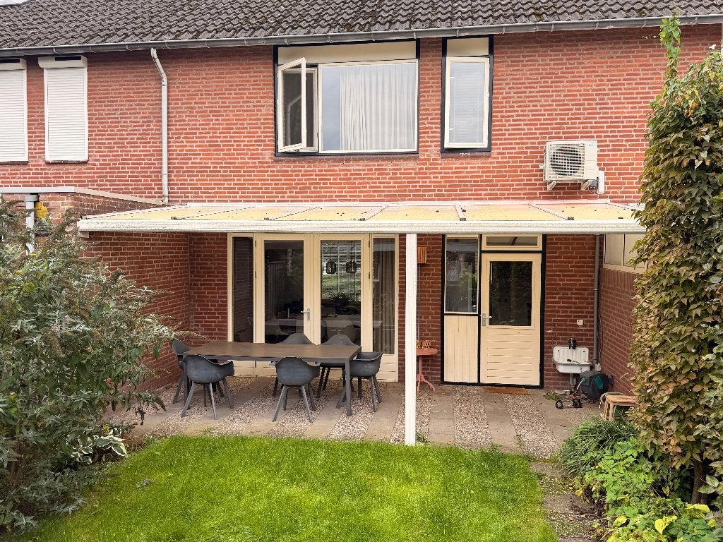 Aluminium terrasoverkapping met polycarbonaat dak, Ophalen, Gebruikt, Veranda