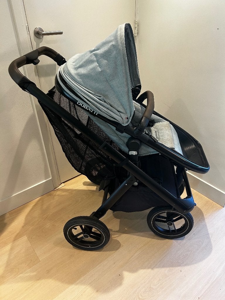 Dubatti One incl. accessoires, Gebruikt, Verstelbare duwstang, Combiwagen, Ophalen