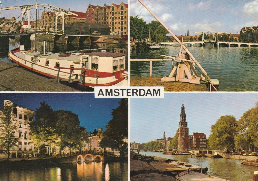 AMSTERDAM Bruggen Amstel Toren, Verzenden, 1960 tot 1980, Gelopen, Noord-Holland