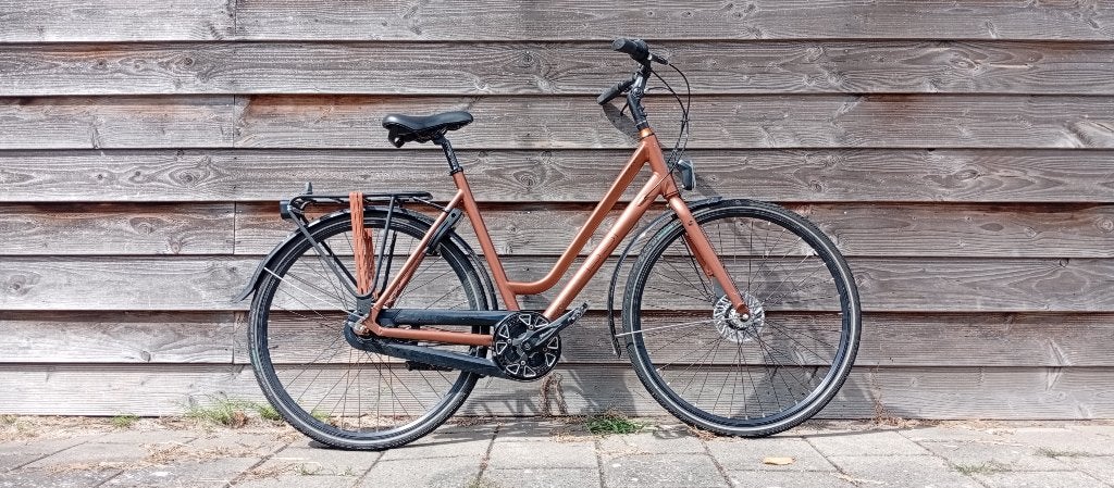 Fiets, Fietsen en Brommers, Fietsen | Dames | Damesfietsen, Ophalen, Gebruikt, Versnellingen, Minder dan 47 cm