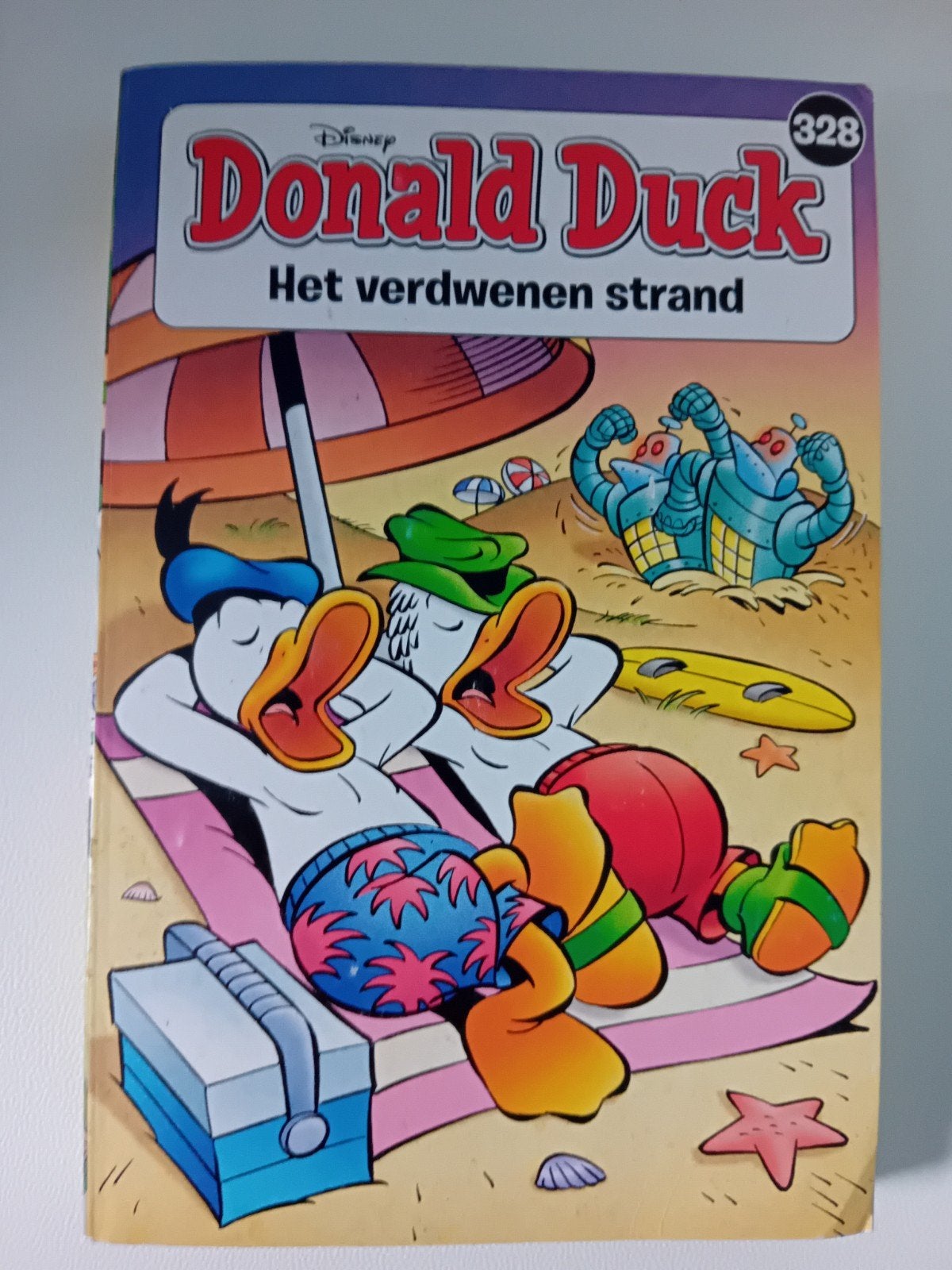 Donald Duck Pocket 328: Het verdwenen strand (2022), Ophalen, Eén stripboek, Zo goed als nieuw, Walt Disney  Donald duck