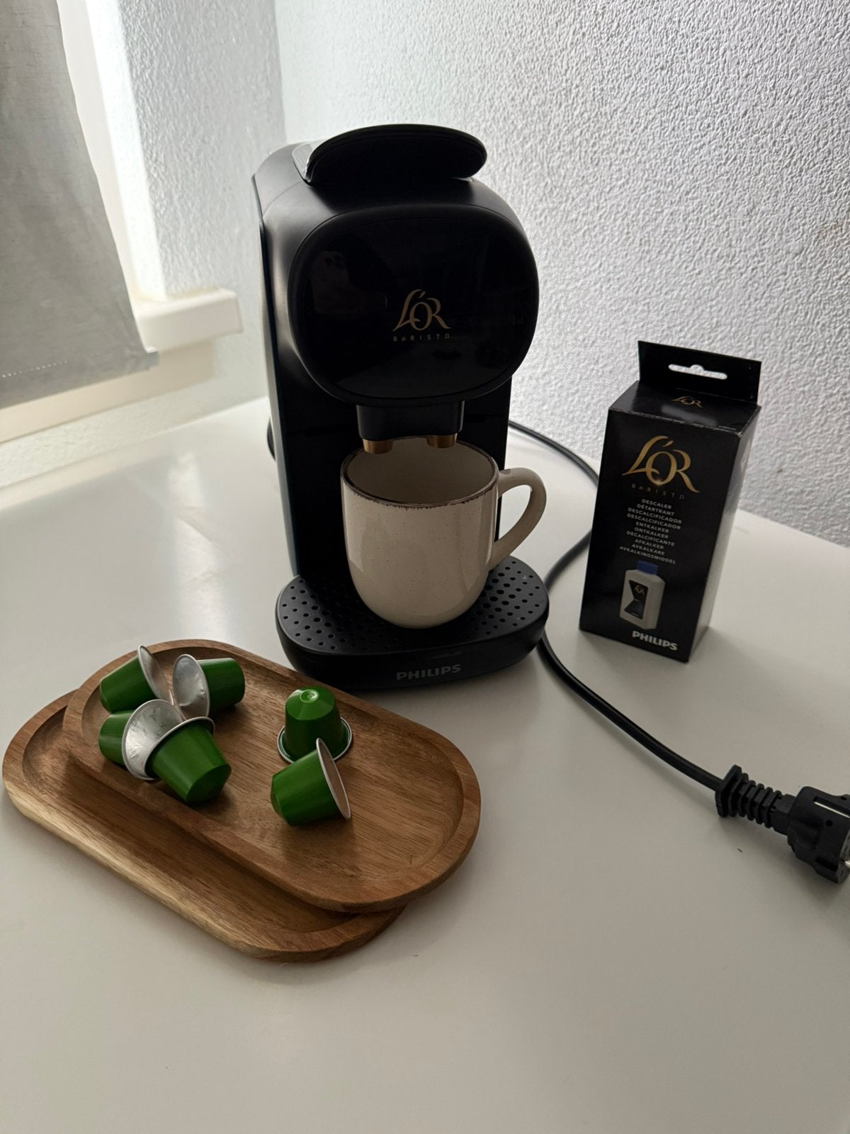 Phillips L’OR Barista koffiezetapparaat, Ophalen of Verzenden, Zo goed als nieuw, Koffiemachine