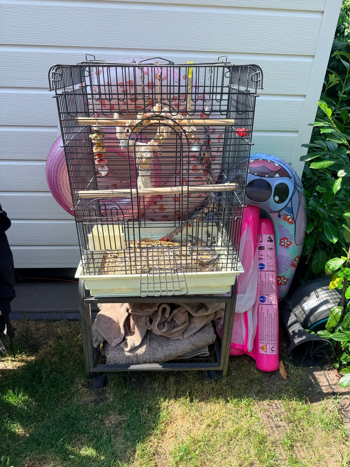 Grote vogelkooi, Dieren en Toebehoren, Ophalen, Gebruikt, Overige materialen, Vogelkooi