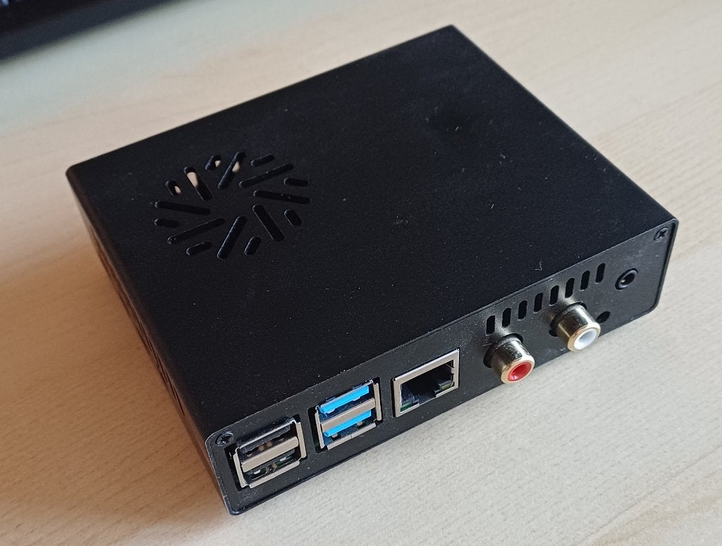 DACPi RPi 4 2GB met X950 audio DAC, Gebruikt, Minder dan 4 GB, 32 GB, Minder dan 2 Ghz