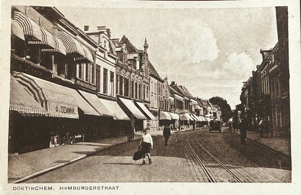 kaart 1943 Hamburgerstraat Doetinchem Gelderland, Verzamelen, Ansichtkaarten | Nederland, 1940 tot 1960, Ophalen of Verzenden