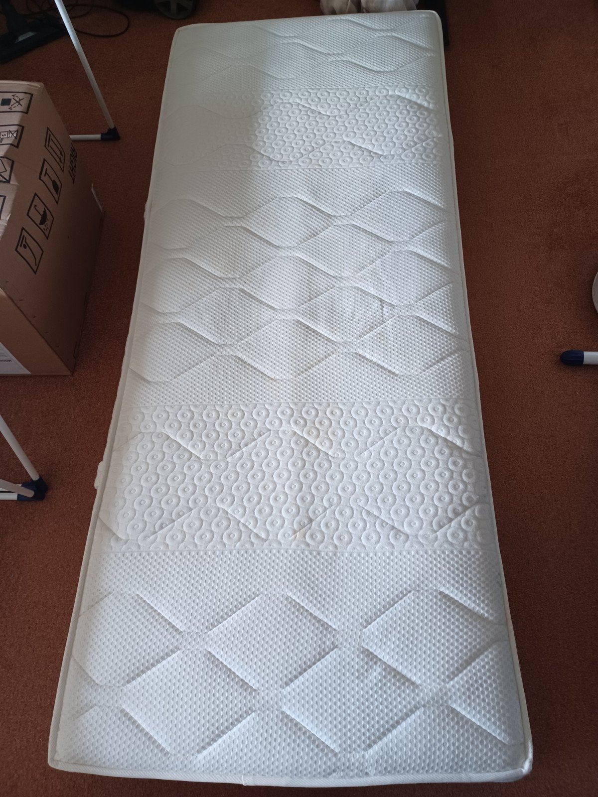 Matras 220x90x22 cm, Ophalen, Gebruikt, 90 cm, Eenpersoons