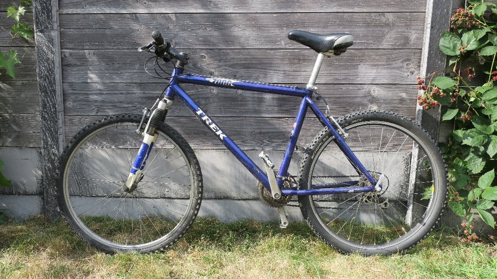 Vintage MTB ATB Mountainbike - TREK ZX 7000 -1996, Fietsen en Brommers, Ophalen, Gebruikt, Hardtail, Velgrem