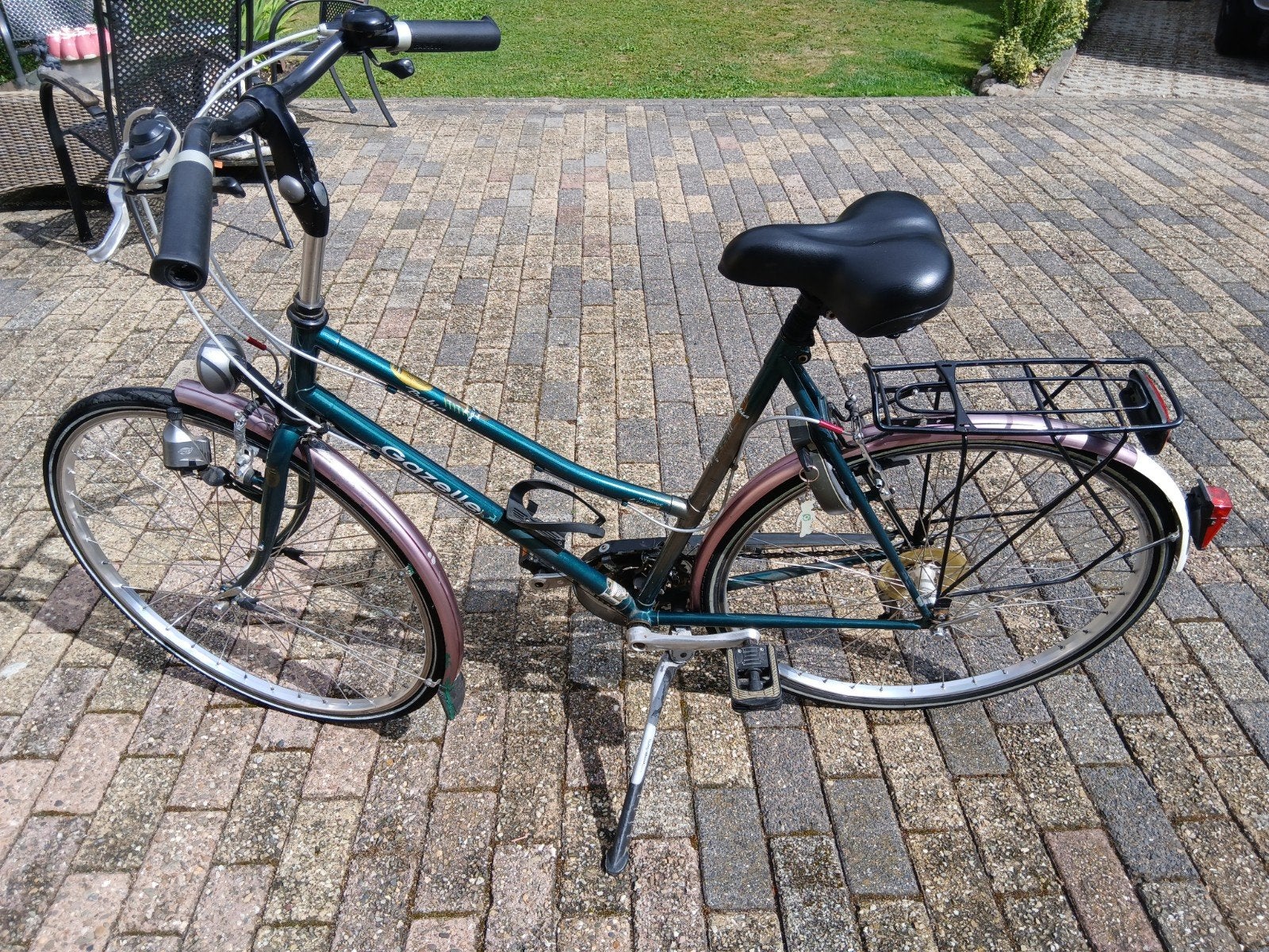 gazelle damesfiets 21versnelling, 28 inch, Velgrem, Ophalen of Verzenden, Meer dan 20 versnellingen
