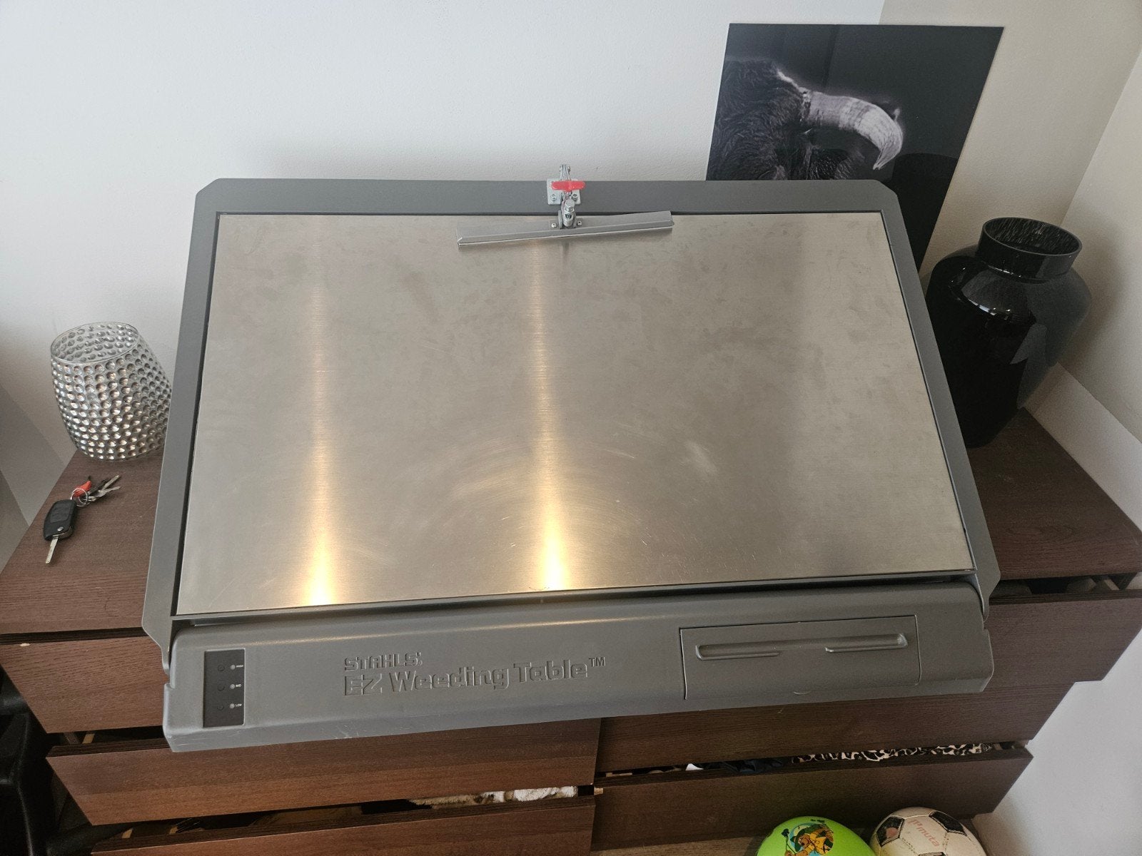 Stahls EZ Weeding Table - Pel Tafel met 3 Warmtestanden, Ophalen, Gebruikt