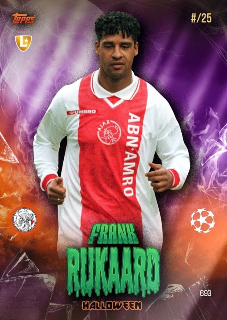 Frank Rijkaard Topps Halloween /25, Verzenden, Zo goed als nieuw, Ajax, Spelerskaart
