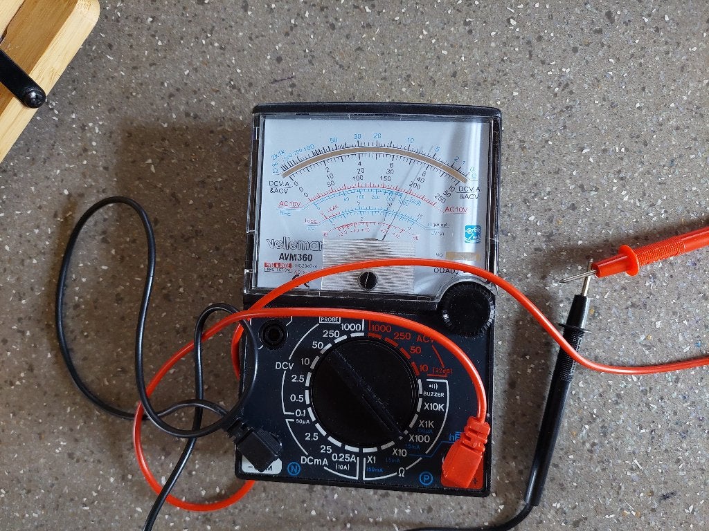 Velleman AVM360 Analog multitester / Multimeter, Ophalen, Gebruikt, Multimeter