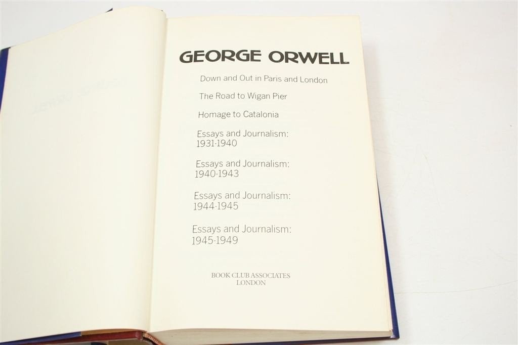 George Orwell — Essays & Romans Verzameld Werk [EN], Ophalen of Verzenden, Gelezen