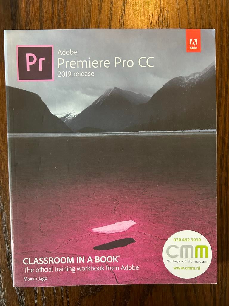 Adobe Premiere Pro CC 2019 Classroom in a Book, Computers en Software, Ophalen of Verzenden, Zo goed als nieuw, Software cursus