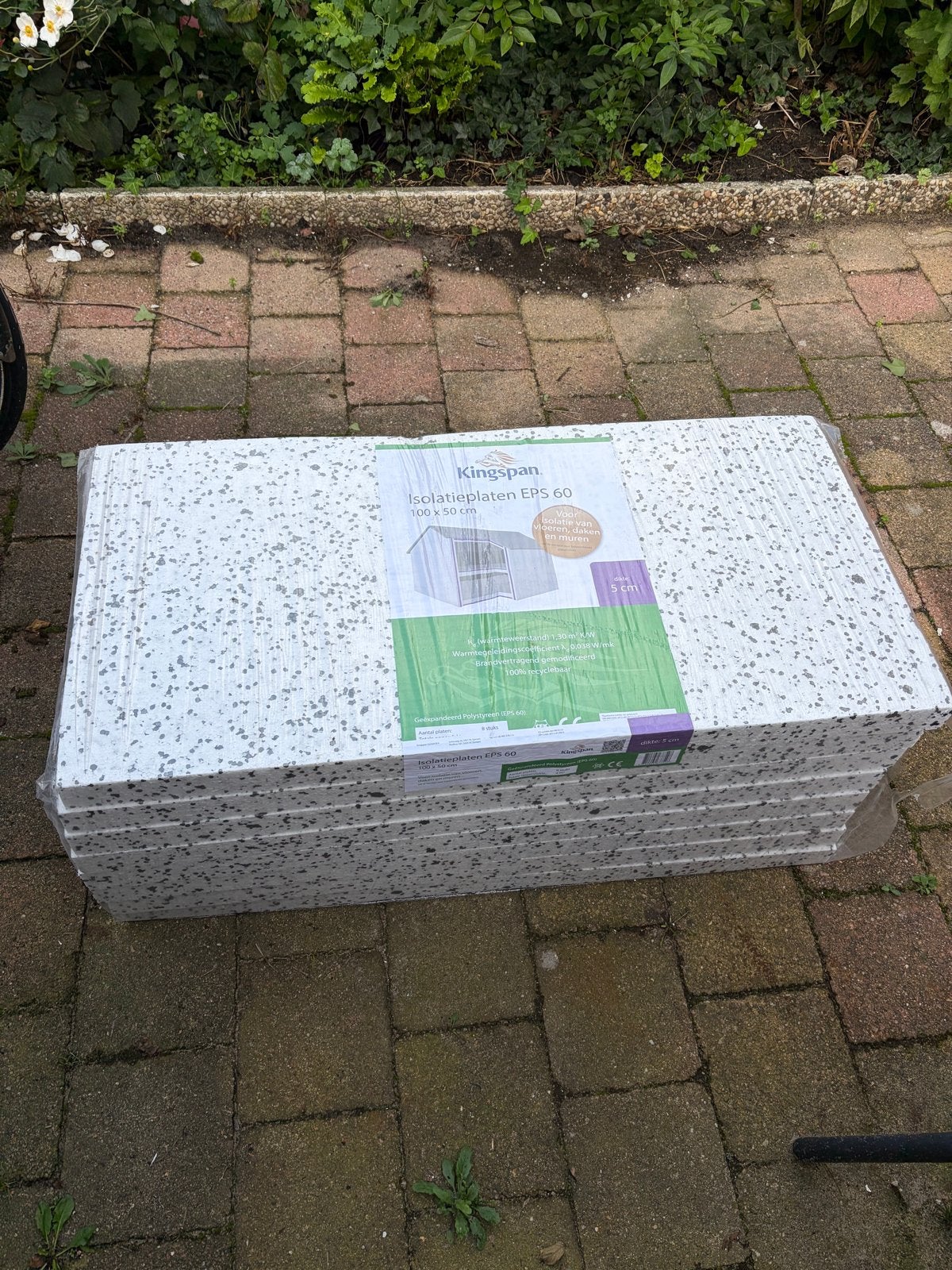 Kingspan Isolatieplaten EPS 60 - 100x50 cm, Ophalen, 4 tot 8 cm, Nieuw, 5 tot 10 m²
