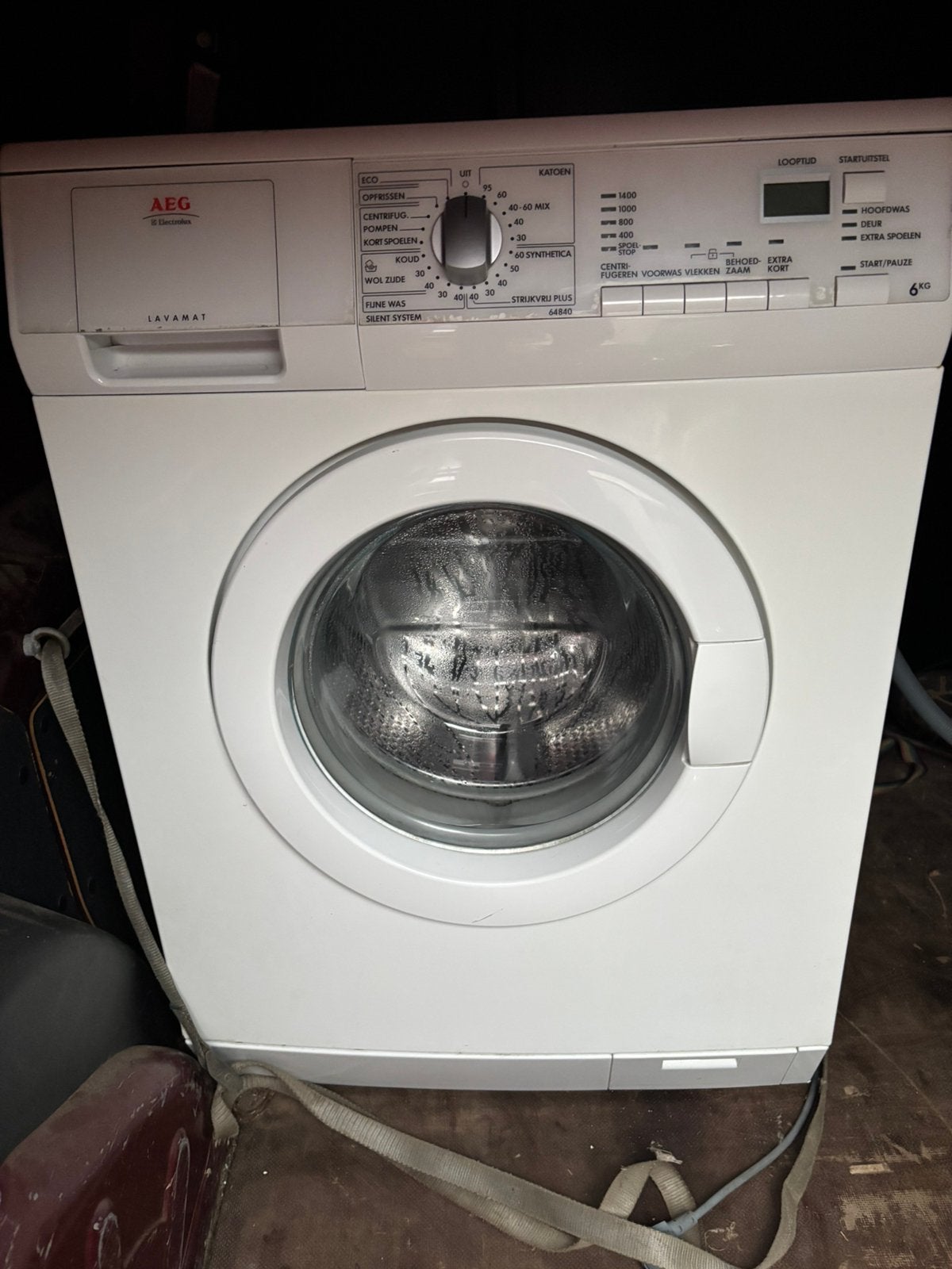 te koop  aeg wasmachine, Witgoed en Apparatuur, Ophalen, Zo goed als nieuw, 1200 tot 1600 toeren, 85 tot 90 cm
