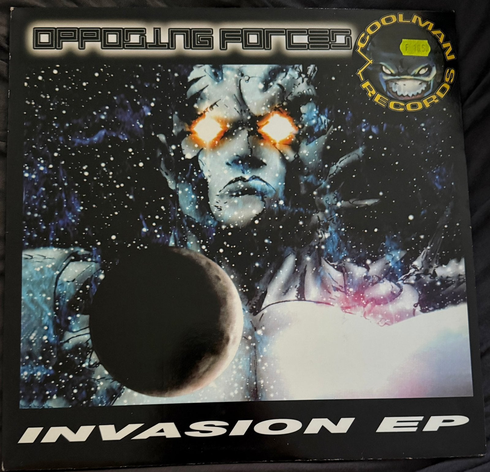 Gabber Vinyl Opposing Forces Coolman Records 1996, Ophalen of Verzenden, Gebruikt