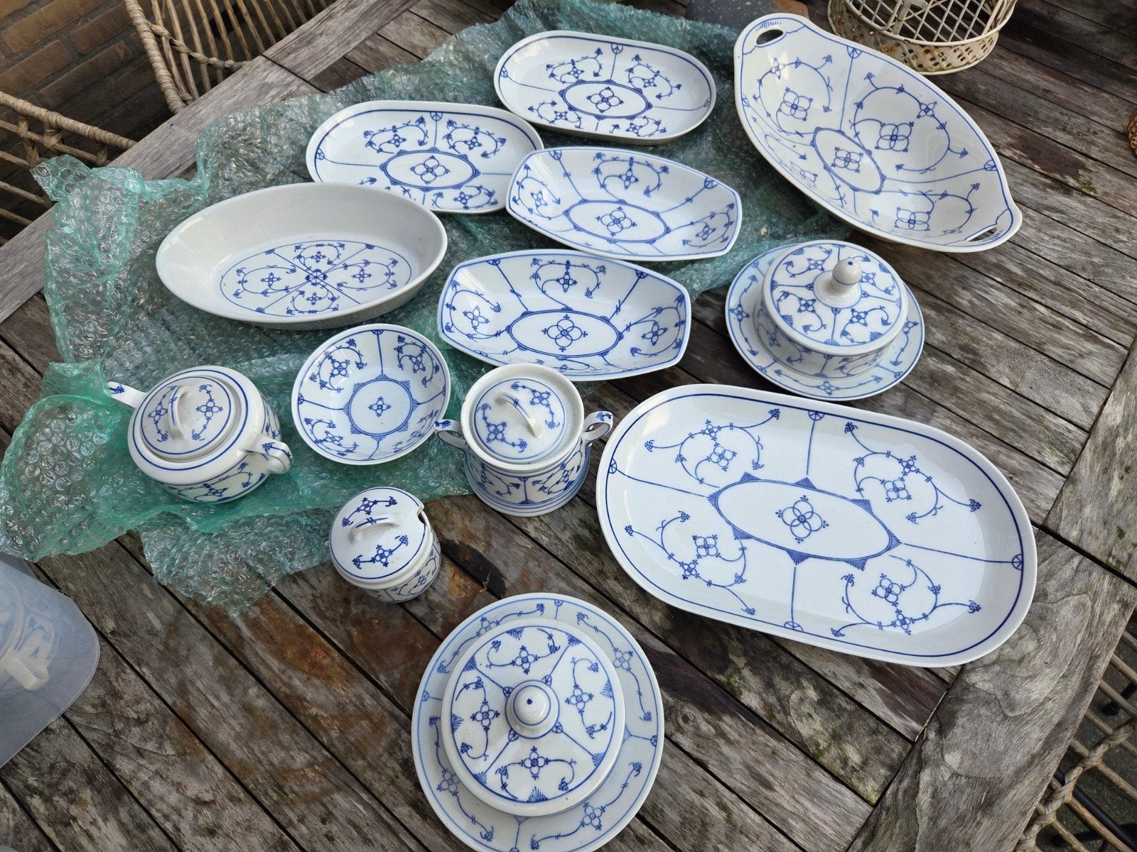 Mooi Blau Saks serviesgoed - Diverse onderdelen, Ophalen