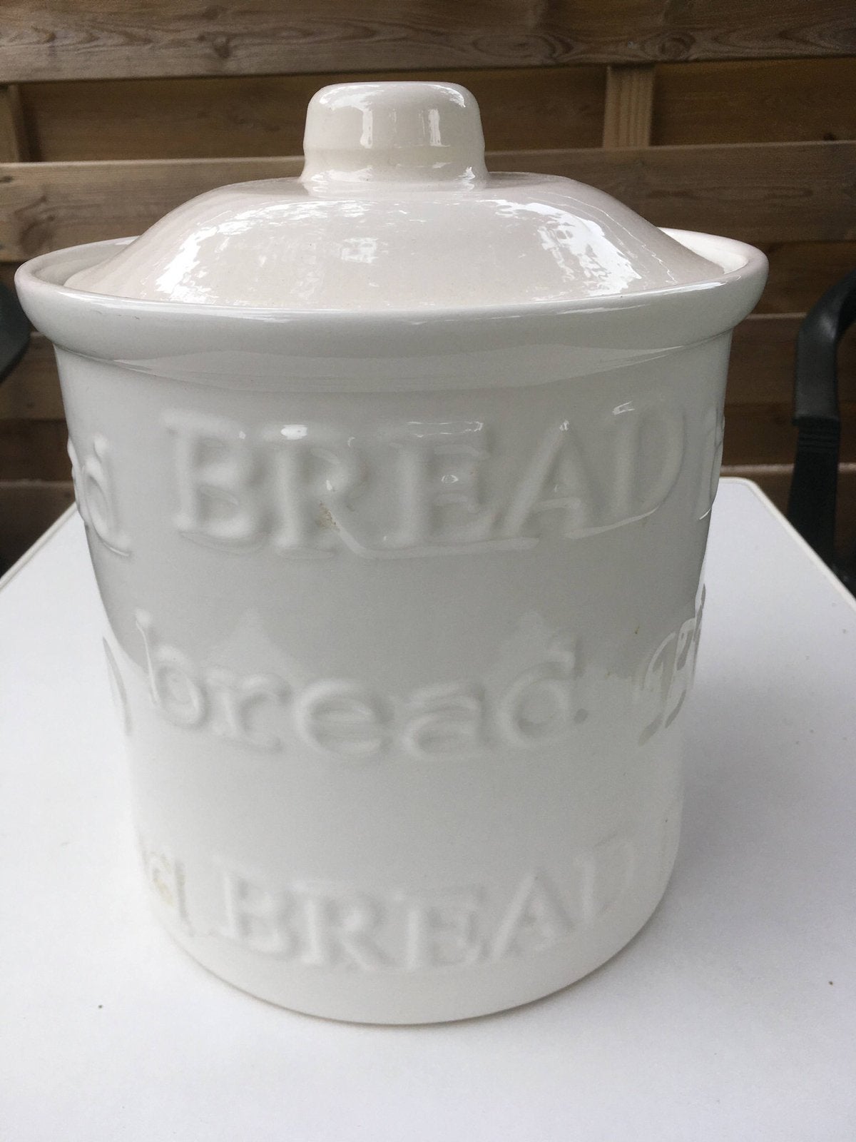 Puntgave Engelse broodpot, Ophalen of Verzenden, Zo goed als nieuw, Overige materialen, Pot, Bus of Blik