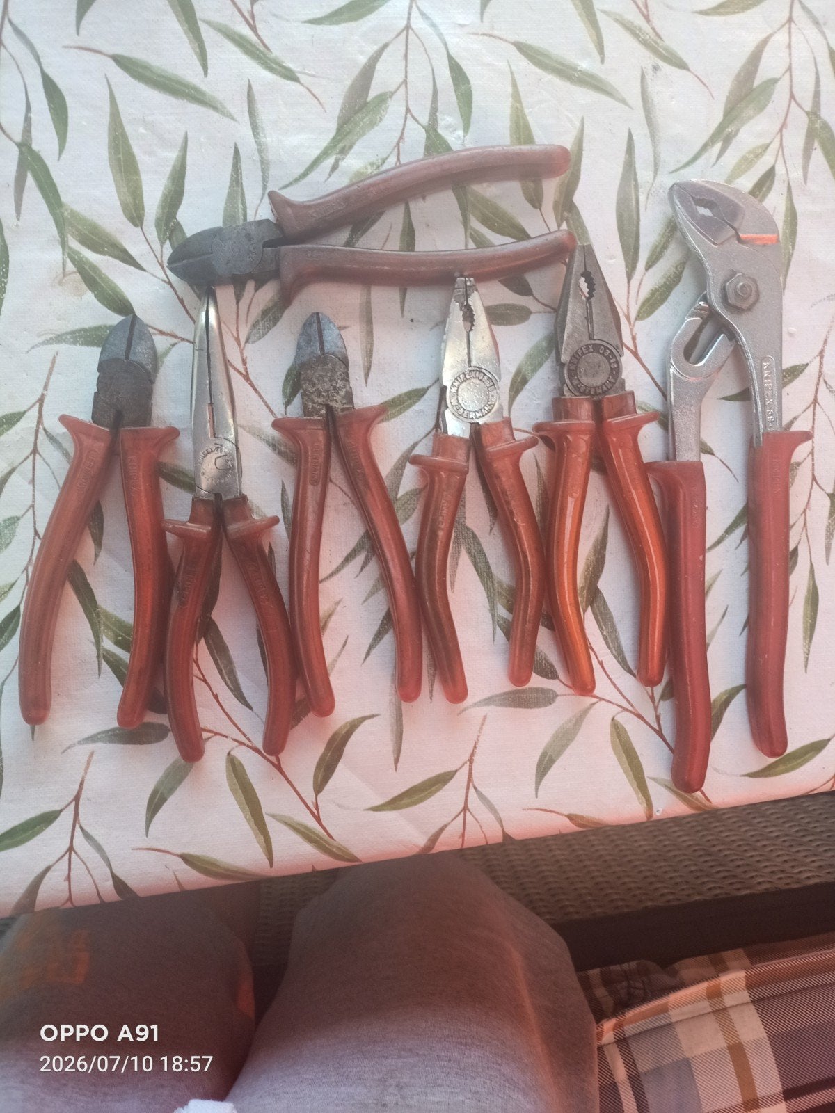 Knipex tangen 7 stuk, Ophalen of Verzenden