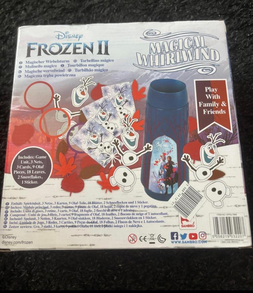 Disney Frozen II Magical Whirlwind Spel, Ophalen of Verzenden, Nieuw, Jongen of Meisje