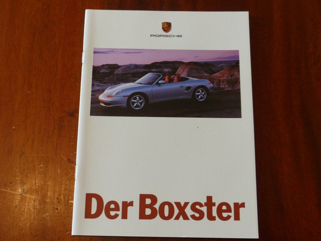 Porsche Boxster 1996 1997 brochure, Verzenden, Zo goed als nieuw, Porsche
